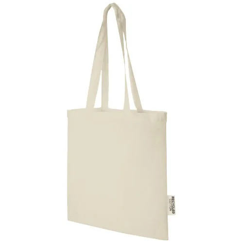 Bolsa Tote de algodón reciclado GRS de 140 g/m2 de 7 L 