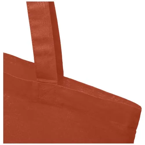 ladrillo Bolsa Tote de algodón reciclado GRS de 140 g/m2 de 7 L Madras
