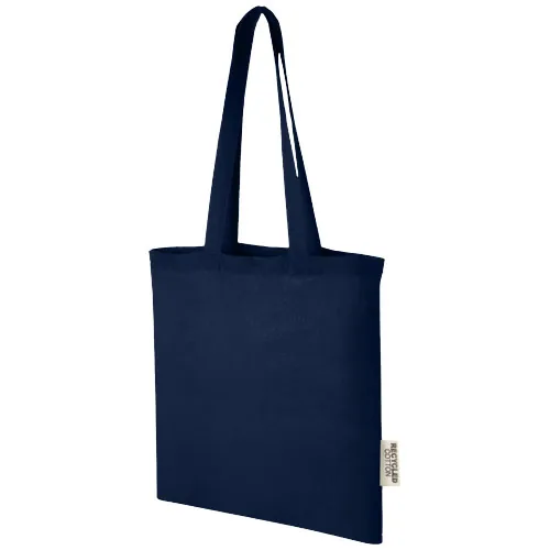 Bolsa Tote de algodón reciclado GRS de 140 g/m2 de 7 L 