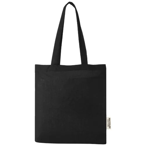 Bolsa Tote de algodón reciclado GRS de 140 g/m2 de 7 L 