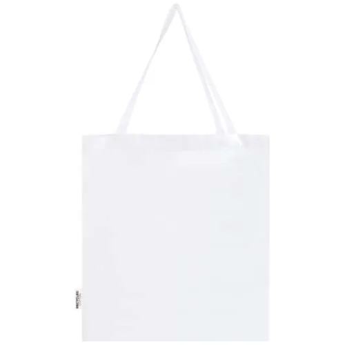 Bolsa Tote con refuerzos de algodón reciclado GRS de 140 g/m² de 12l 