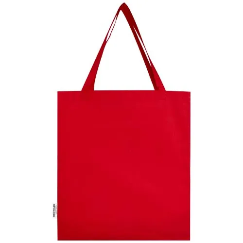 Bolsa Tote con refuerzos de algodón reciclado GRS de 140 g/m² de 12l 
