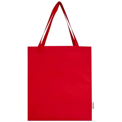 Bolsa Tote con refuerzos de algodón reciclado GRS de 140 g/m² de 12l 