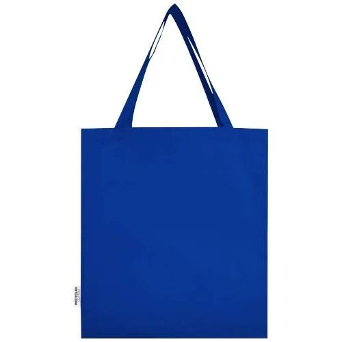 Bolsa Tote con refuerzos de algodón reciclado GRS de 140 g/m² de 12l 