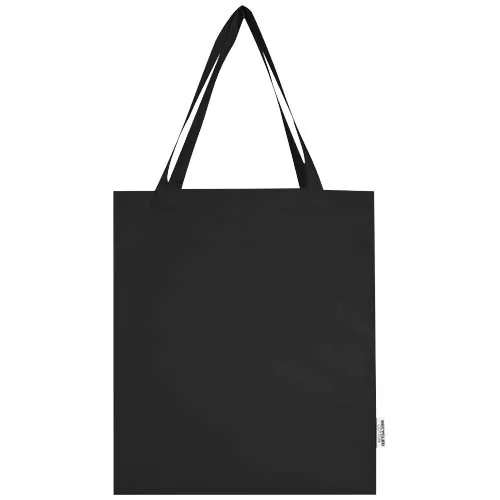 Bolsa Tote con refuerzos de algodón reciclado GRS de 140 g/m² de 12l 