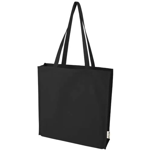 Bolsa Tote algodón reciclado 100% GRS con refuerzos de 270 g/m² 