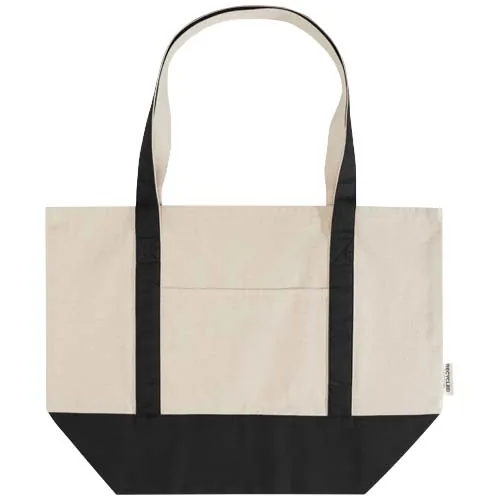 Bolsa Tote de algodón reciclado GRS de 320 g/m² 