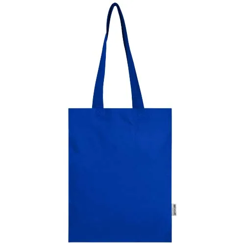 Bolsa Tote de 7 L de algodón reciclado de 140 g/m² con certificado GRS 