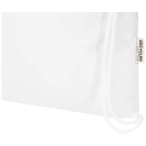 Bolsa de 5 L con cordón de algodón reciclado de 140 g/m² con certificado GRS 
