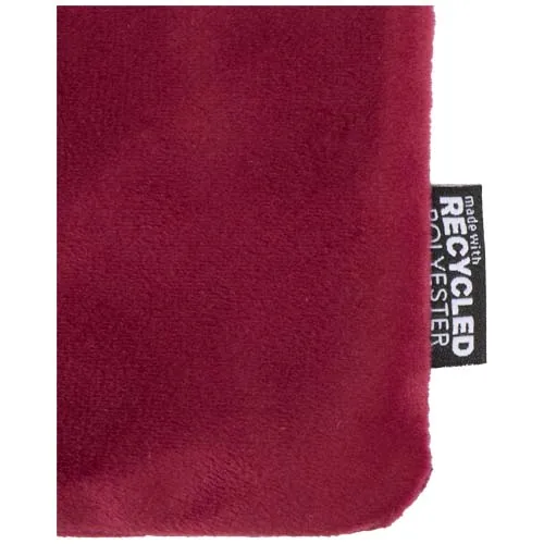 Set de neceseres de terciopelo reciclado con certificado GRS 