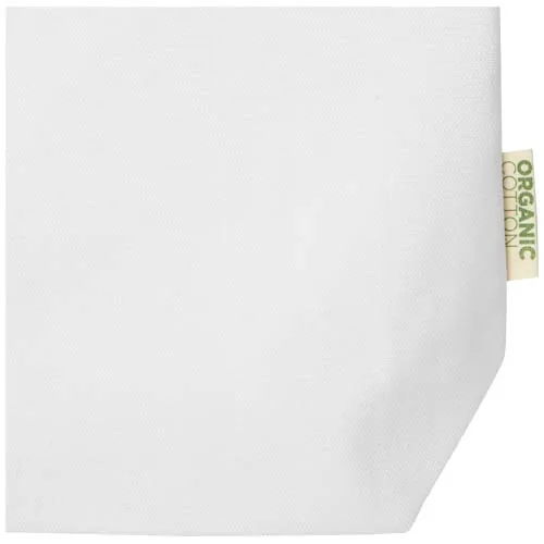 Bolsa Tote de 11 l con fondo ancho algodón orgánico OCS de 180 g/m² 