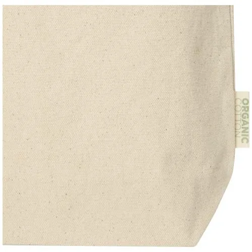 Bolsa Tote de 11 l con fondo ancho algodón orgánico OCS de 180 g/m² 