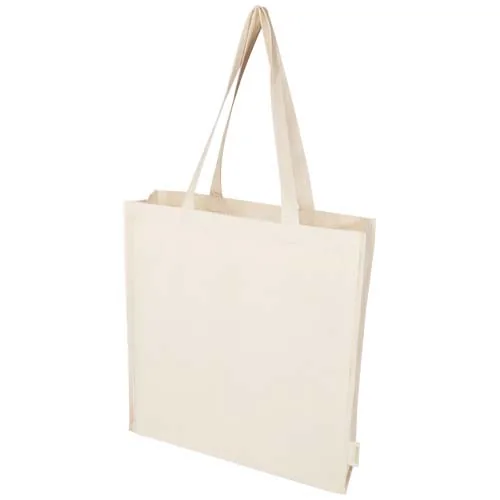 Bolsa Tote con refuerzos de 14 l algodón orgánico OCS de 180 g/m² 