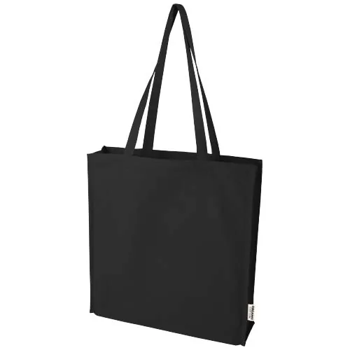 Bolsa Tote con refuerzos de 14 l algodón orgánico OCS de 180 g/m² 