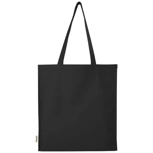 Bolsa Tote con refuerzos de 14 l algodón orgánico OCS de 180 g/m² 