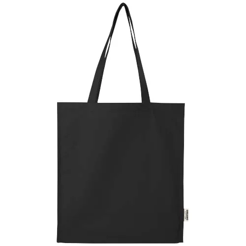 Bolsa Tote con refuerzos de 14 l algodón orgánico OCS de 180 g/m² 