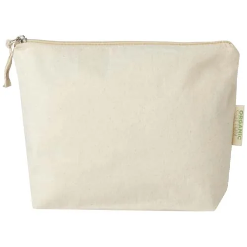 Bolsa de aseo pequeña de 1 l algodón orgánico OCS de 180 g/m² 