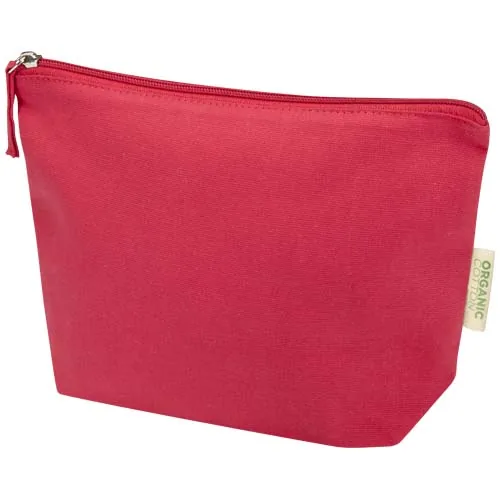 Bolsa de aseo pequeña de 1 l algodón orgánico OCS de 180 g/m² 