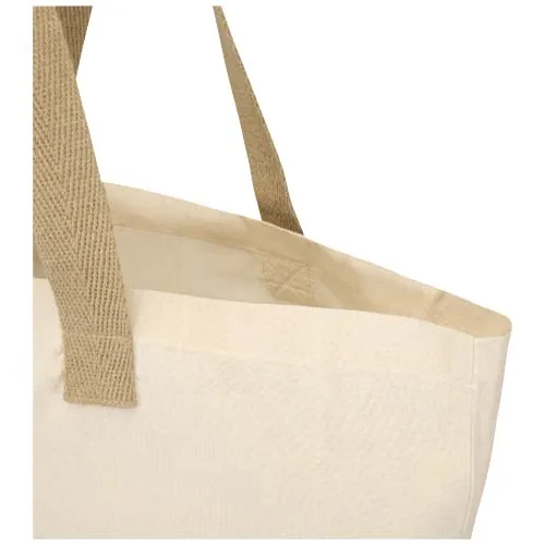 Bolsa Tote de 12 l de algodón reciclado GRS de 140 g/m² 