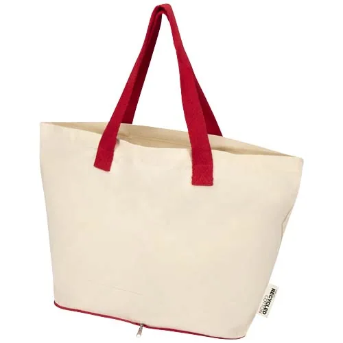 Bolsa Tote de 12 l de algodón reciclado GRS de 140 g/m² 