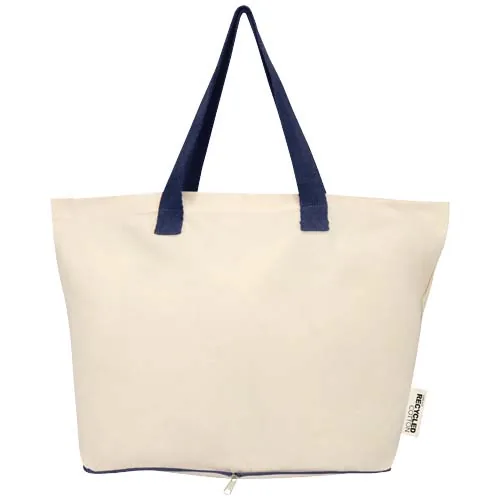 Bolsa Tote de 12 l de algodón reciclado GRS de 140 g/m² 