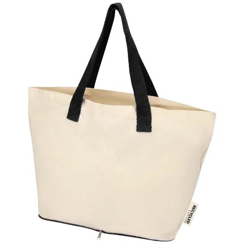 Bolsa Tote de 12 l de algodón reciclado GRS de 140 g/m² 