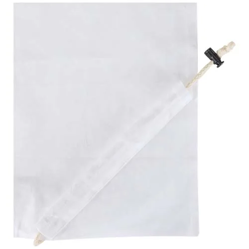 Bolsa de tela de algodón reciclada GRS «Madras Blend», 140 g/m², plegable, 7 l