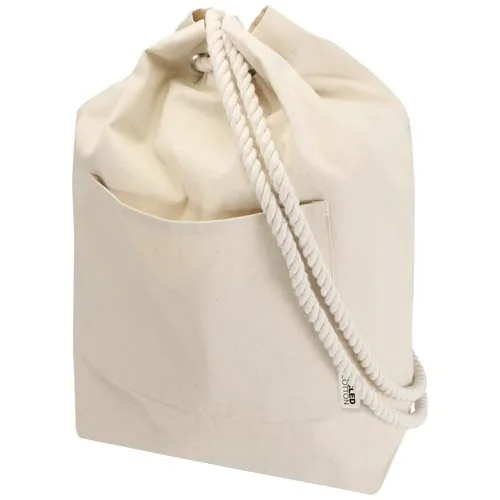 natural Bolsa de lona marinera Florida de 270 g/m² con certificación GRS, 15 l
