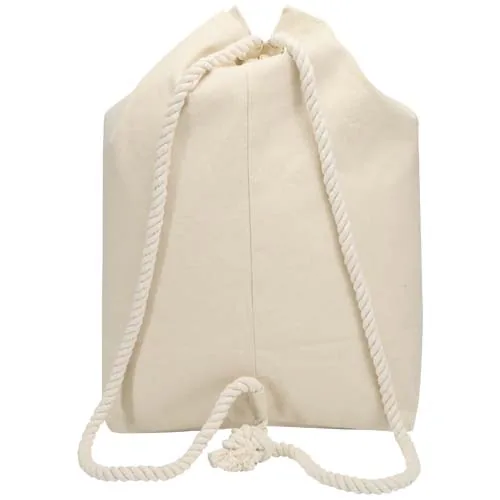 natural Bolsa de lona marinera Florida de 270 g/m² con certificación GRS, 15 l