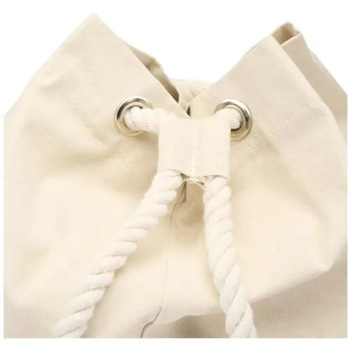 natural Bolsa de lona marinera Florida de 270 g/m² con certificación GRS, 15 l