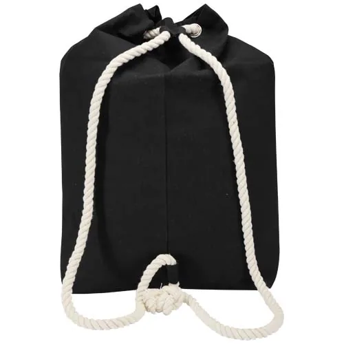 negro intenso Bolsa de lona marinera Florida de 270 g/m² con certificación GRS, 15 l