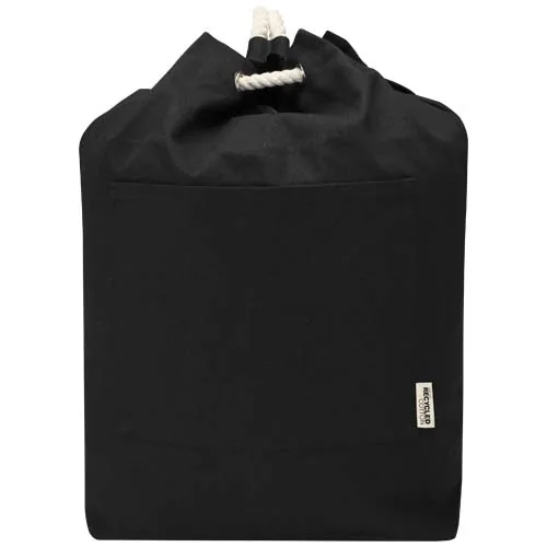 negro intenso Bolsa de lona marinera Florida de 270 g/m² con certificación GRS, 15 l