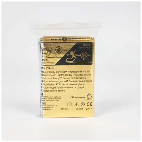 Manta de emergencia de 2 funciones 