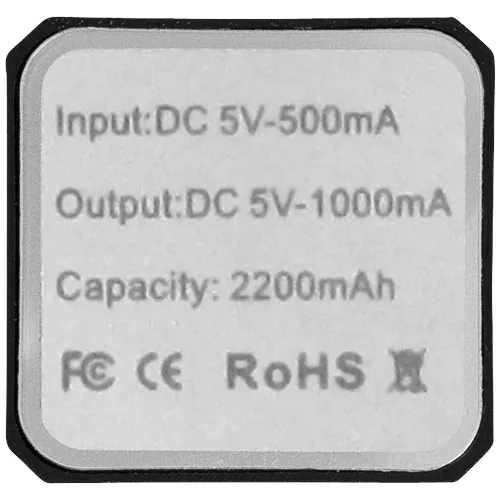 Batería externa de 2200 mAh 