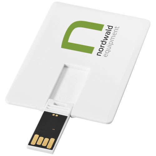 Memoria USB diseño tarjeta de 2 GB 