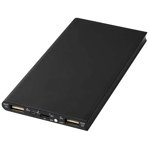 BATERÍA EXTERNA DE ALUMINIO DE 8000 MAH 