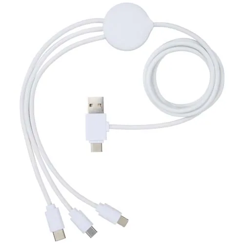 Cable de carga 5 en 1 con aditivo antibacteriano 
