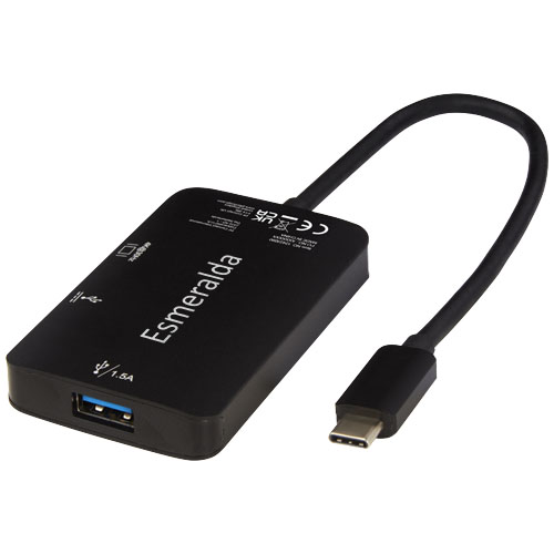 Adaptador multimedia de aluminio tipo C (USB-A/Tipo C/HDMI) 