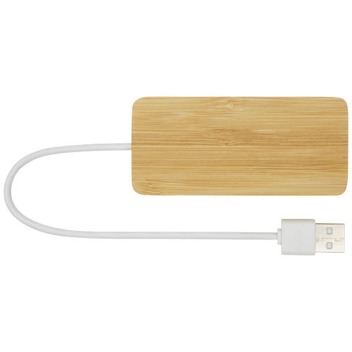 Hub USB de bambú 