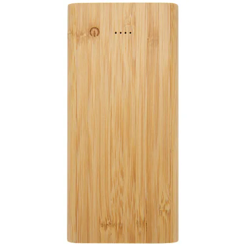 Batería externa de 10,000 mAh de bambú 
