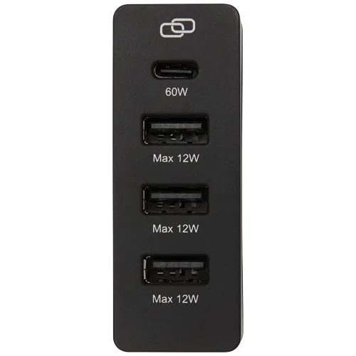 Estación de carga PD de plástico reciclado de 72 W 