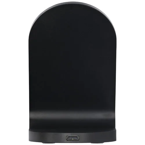 Base de carga inalámbrica con doble bobina de 15W en plástico reciclado con certificación RCS 