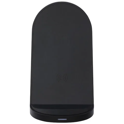 Base de carga inalámbrica con doble bobina de 15W en plástico reciclado con certificación RCS 