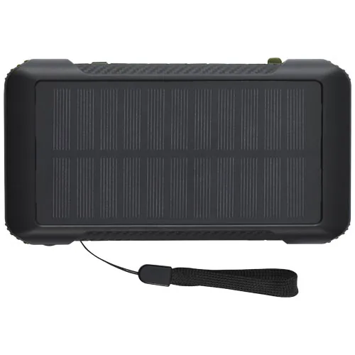 Batería externa de dinamo solar en plástico reciclado de 10 000 mAh con certificación RCS 