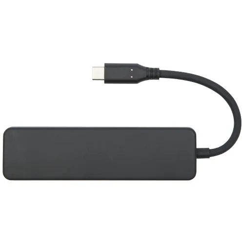 USB 2.0-3.0 con adaptador multimedia de plástico reciclado con puerto HDMI y certificación RCS 