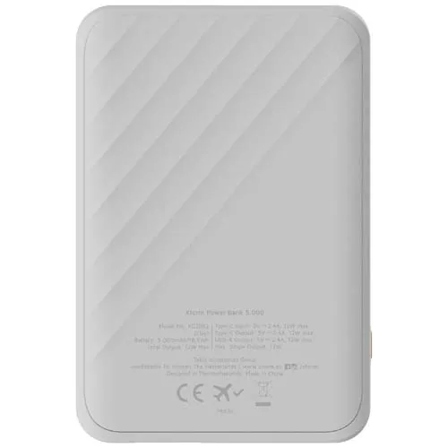Batería externa de carga rápida de 12 W y 5000 mAh 