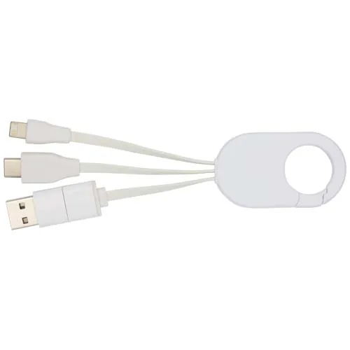 Cable de carga 4 en 1 de plástico reciclado 