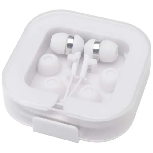 Auriculares tipo C con cable y caja de plástico reciclado 