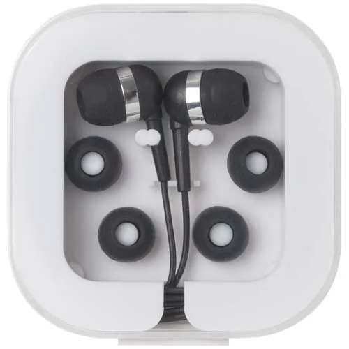 Auriculares tipo C con cable y caja de plástico reciclado 