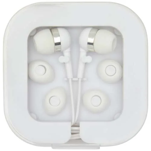 Auriculares tipo C con cable y caja de plástico reciclado 